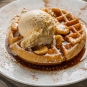 Waffles-Banana-Foster