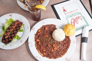 red-beans-Russell's Marina Grill NOLA